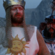 All very serious, this King Arthur fella.